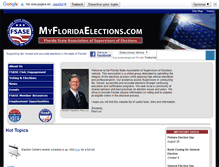 Tablet Screenshot of myfloridaelections.com
